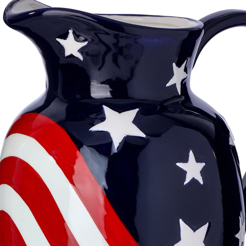 Pichet en céramique 8 "American Spirit