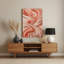 Abstraction numérique 12, art mural en métal beige-979184552