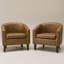 Fauteuil demi-tonneau capitonné 2 pièces Oscar-88292653