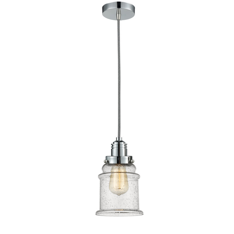 Cecil 1 - Light Single Pendant, Polished Chrome