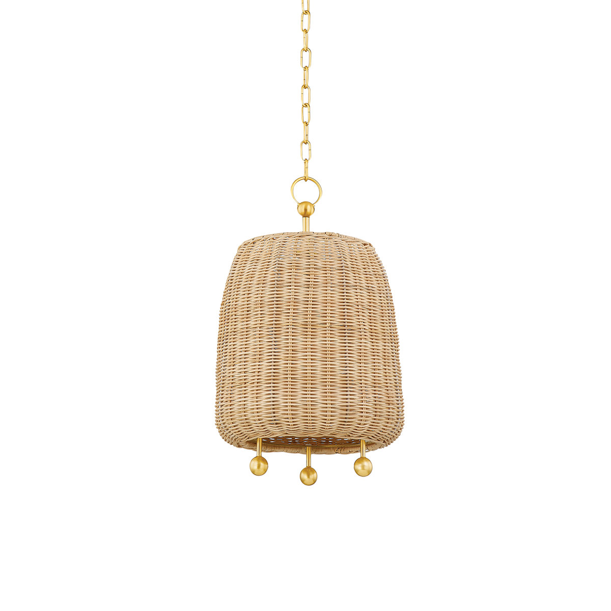 Bodie Elena 1 Light Pendant, 19.5" H x 12" W x 12" D