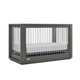 Vienna 4-In-1 Convertible Crib, Darkwash Ash With Acrylic