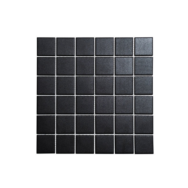 CC PORCELAIN 2X2 BLACK MOSAIC