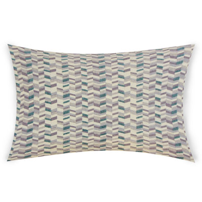 Ahmad Chevron Reversible Throw Pillow