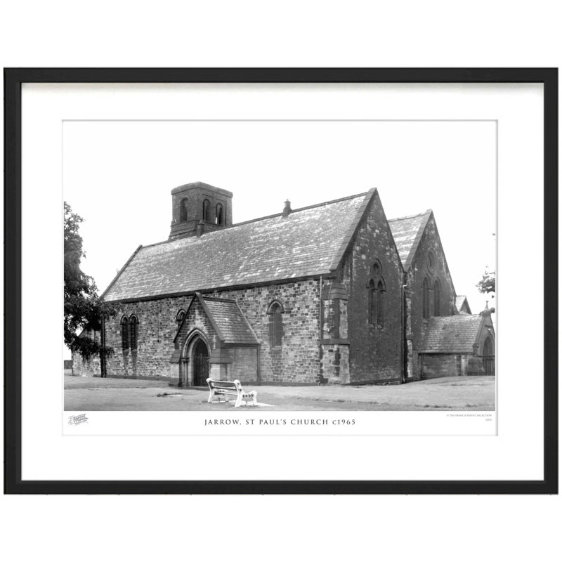 Jarrow, St Pauls Church C1965 by Francis Frith - Single Picture Frame Print, 45cm H x 60cm W x 2.3cm D