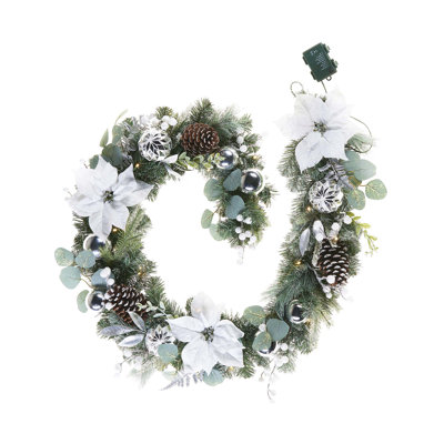 17cm Lighted Faux Garland with Lights
