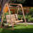 Western Red Cedar Porch Swing-1248262573
