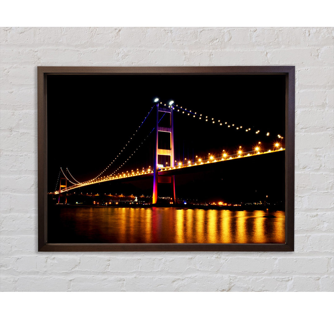 San Francisco Bridge Reflections - Single Picture Frame Kunstdrucke auf Leinwand