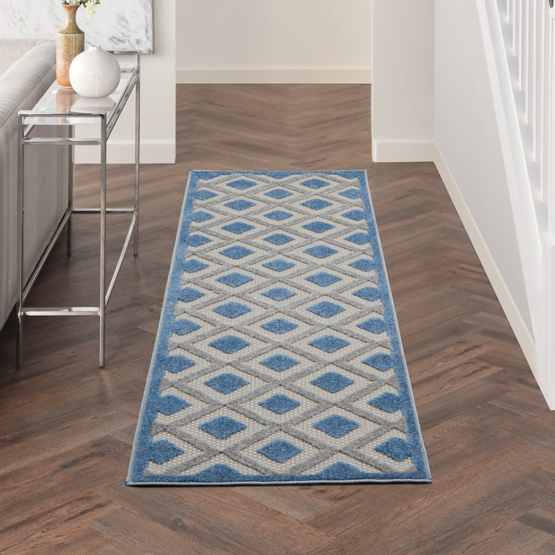 Andoche Houndstooth Indoor Rug, Runner 2' x 6'