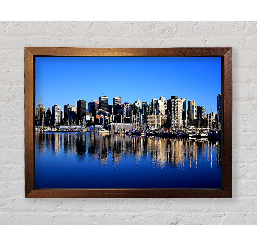 Skyline von Vancouver - Einzelne Bilderrahmen Kunstdrucke