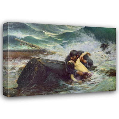 «Adieu! par Alfred Guillou - Toile tendue avec châssis