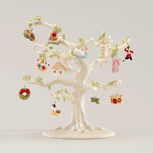 Snowflake 10-Piece Ornament & Tree Set