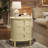 Nassar Solid Wood 3-Drawer Nightstand-442766397