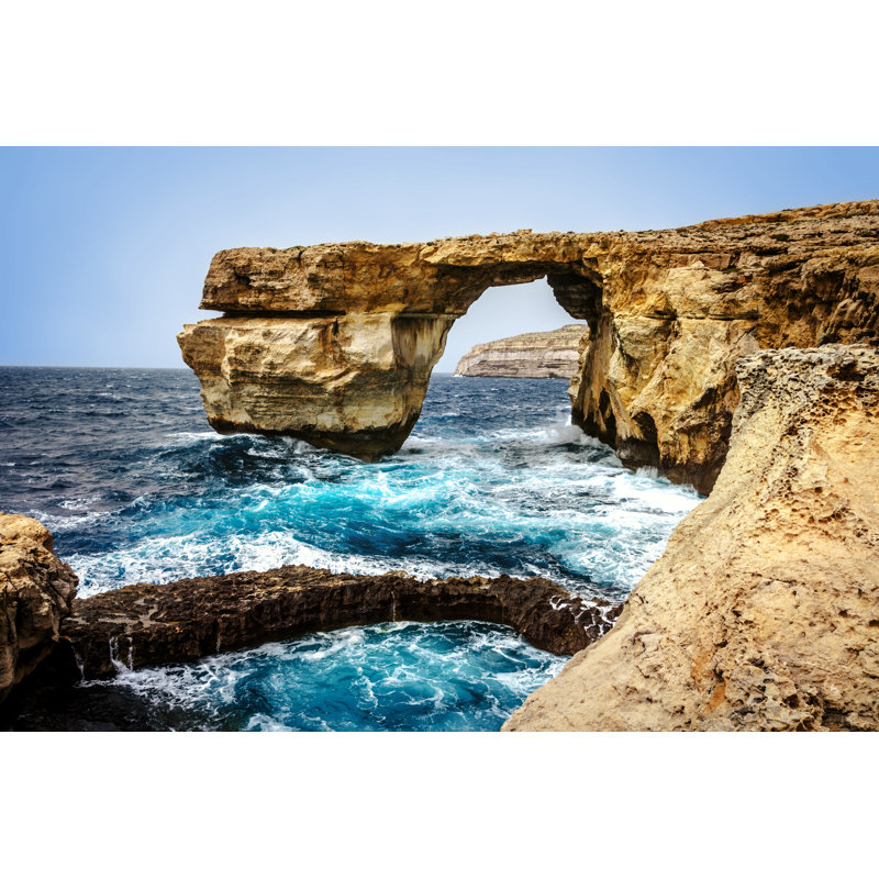 The Azure Window - Wrapped Canvas Print, 30cm H x 46cm W x 3.8cm D