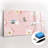 Magnetic Memo Board Whiteboard - 120 x 60 cm - With Marker and Magnets - Daisy flowers