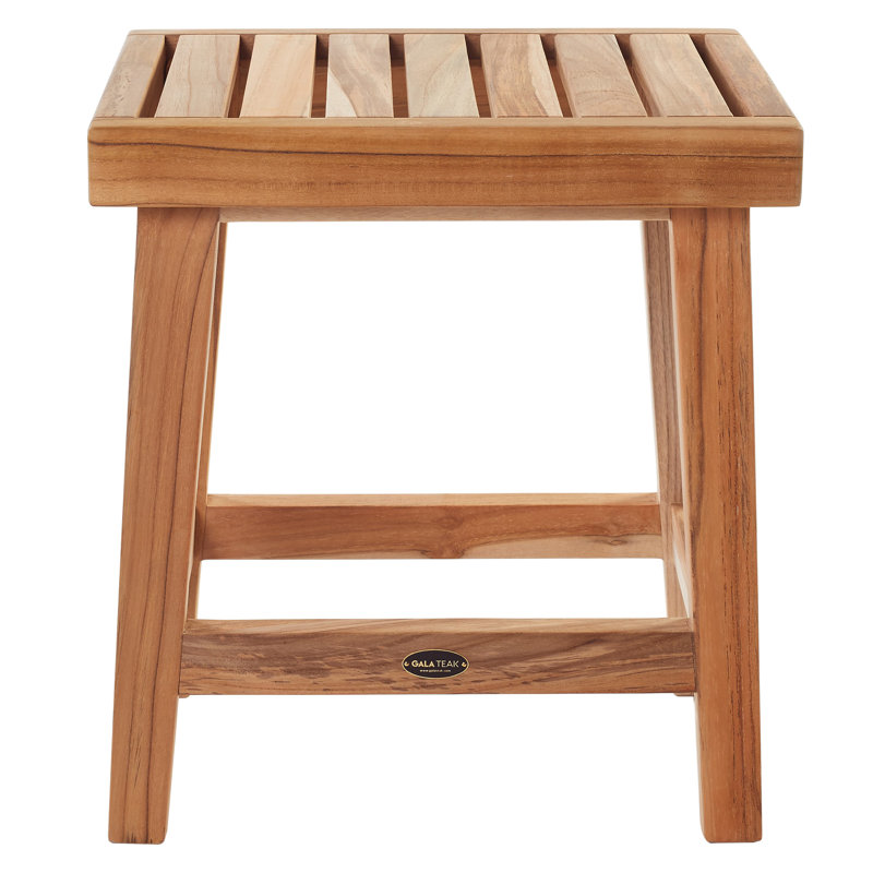 Chantail 15.75'' W Teak Shower Bench