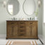 Ensemble de meuble-lavabo double 60 po Hermes-1132946874