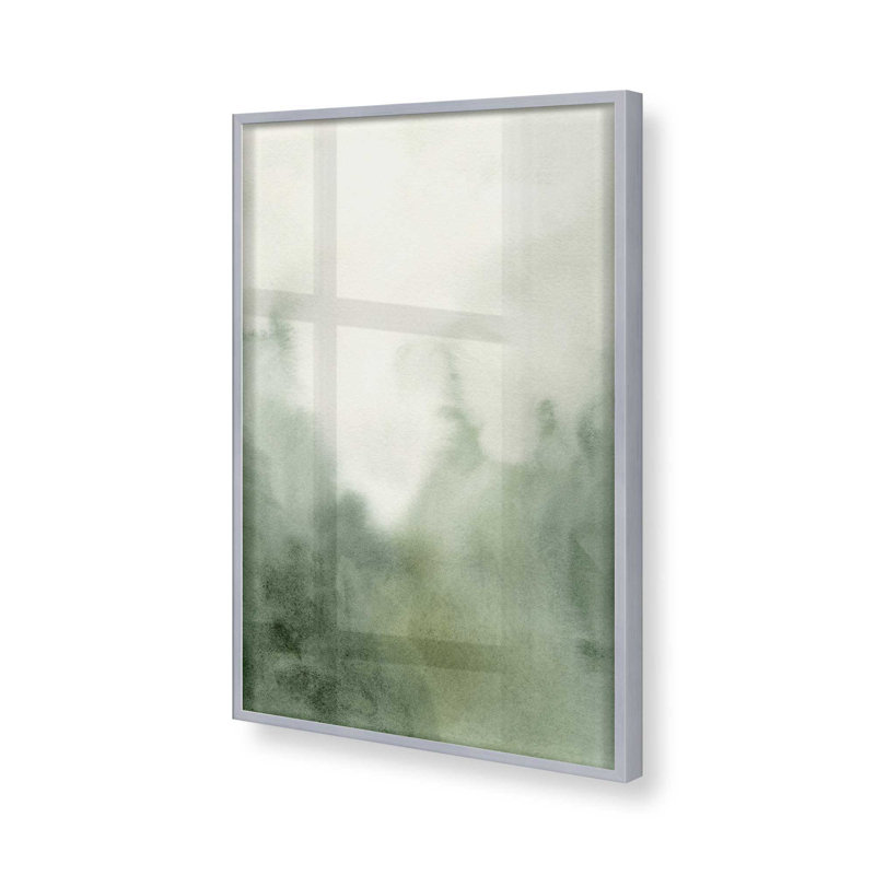 «Mute Forest Shadows I Print», Cadre photo argenté, H 37,25 po x l 25,25 po