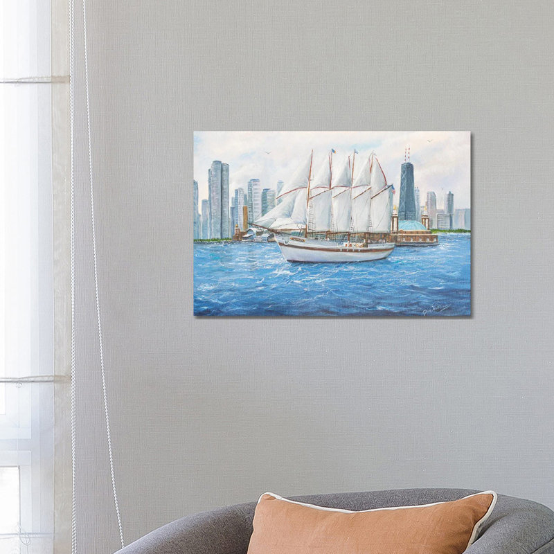 The Windy 1 Piece Wrapped Canvas Painting, 66.04 cm H x 45.72 cm W x 3.175 cm D