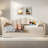 Upholstered Daybed With Pop Up Trundle, Charging Ports, 2 Side Pockets And Curved Backrest Design-793701316