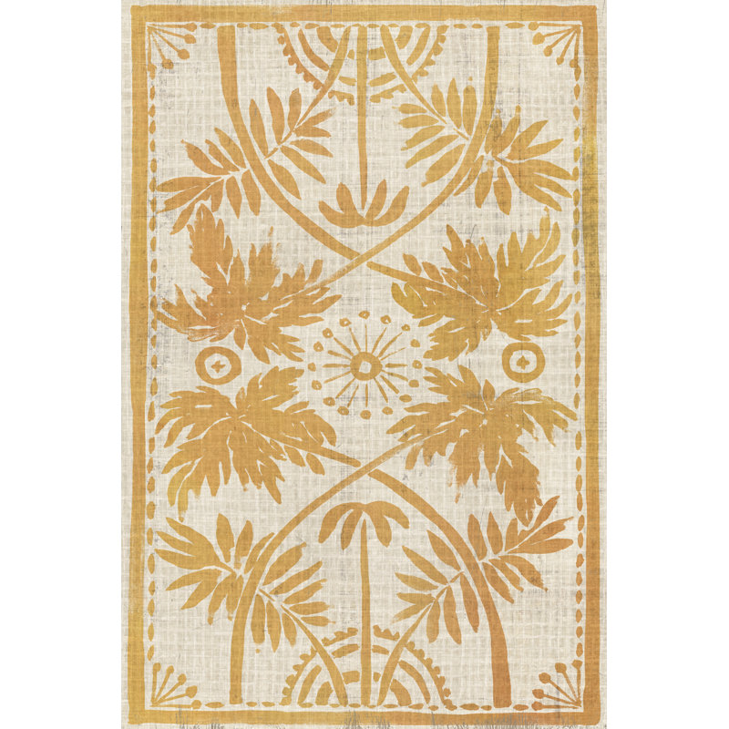 Palm Pattern Panel I by June Erica Vess - Wrapped Canvas Print, 46 cm H x 30 cm W