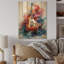 «Dry Watercolor Fire», guitare sur bois-1195769163
