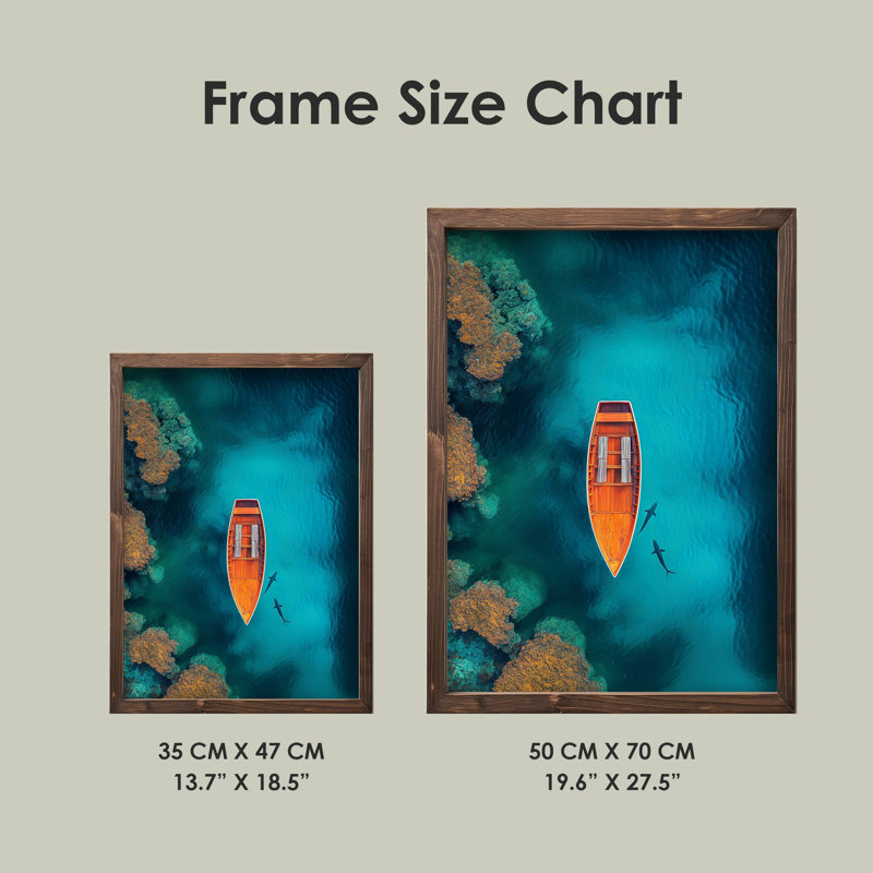 Elegant Decorative Framed MDF Painting, 19.7 x 27.6 x 0.1 inches | 100% MDF (3 mm Thick) with 100% Pine Wood Frame | UV Printed Art for Home Décor, Ideal for Living Room, Office & Gallery Wall Display