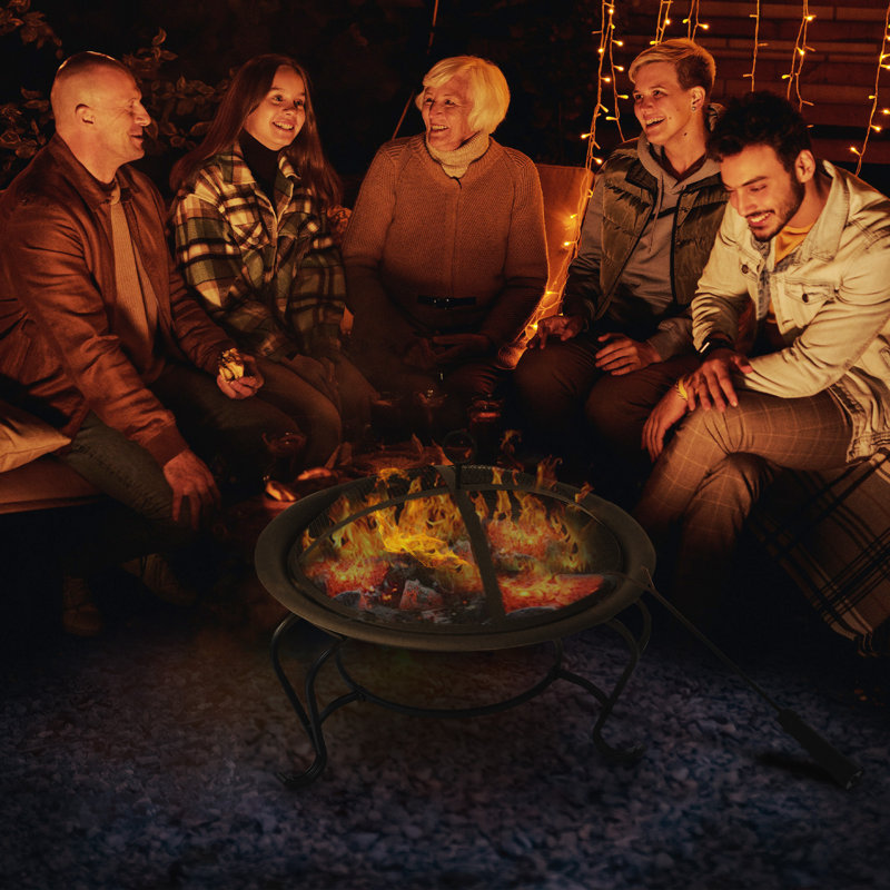Aaliyan Round Steel Fire Pit
