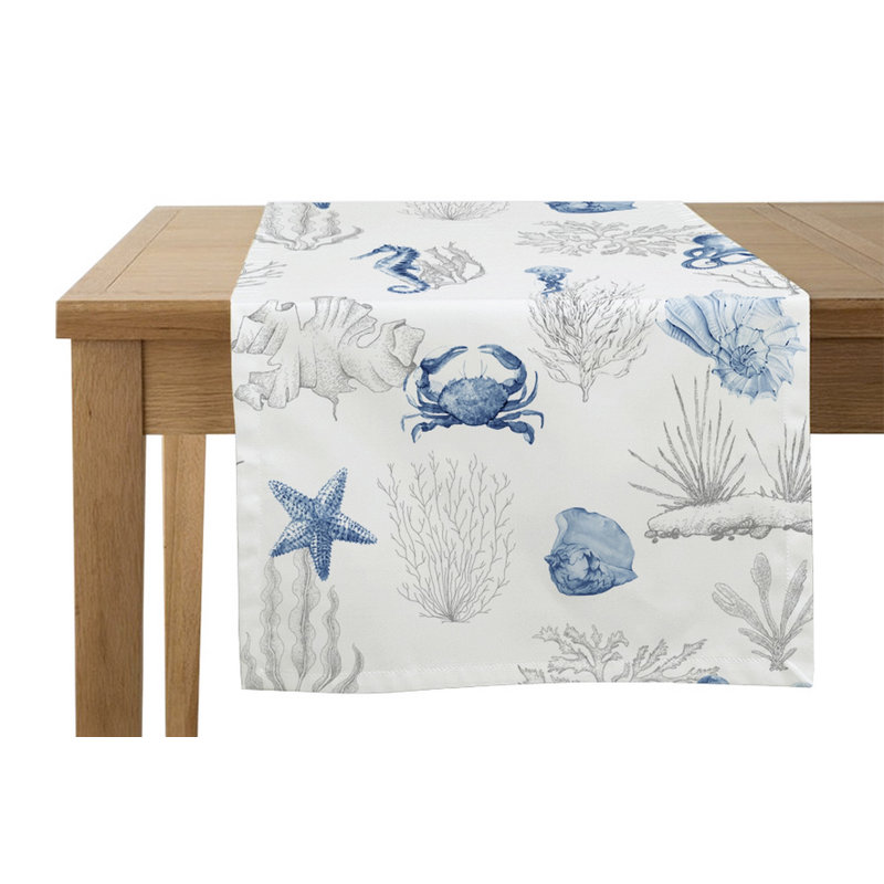 Mcghee Corals Antistain Table Runner