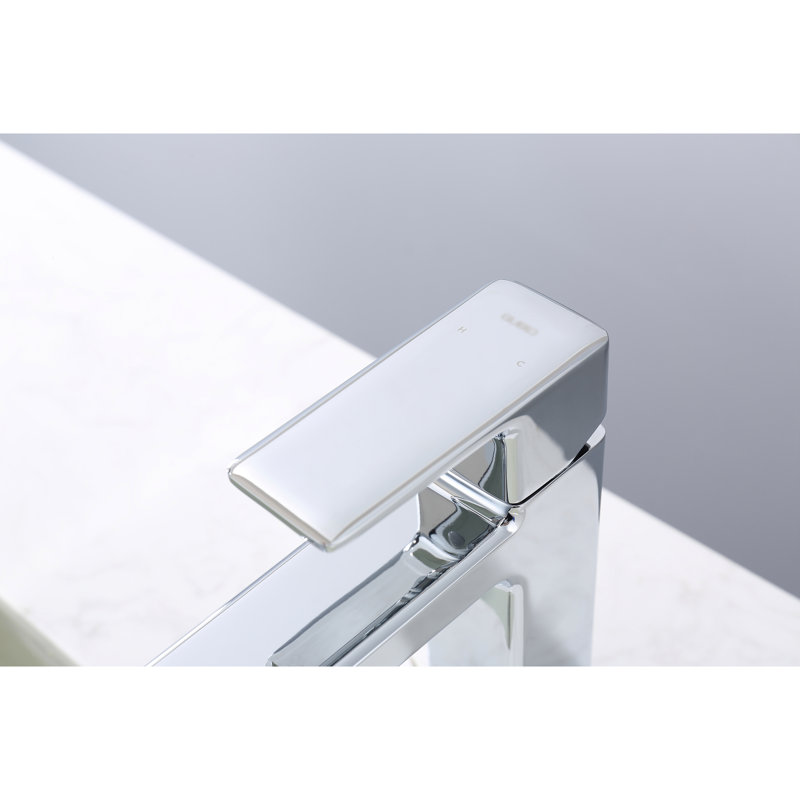 Robinet de lavabo pour salle de bain Rv - une poignée, débit de finition anticorrosion de 1,5 / GPM maximum, montage sur plateau