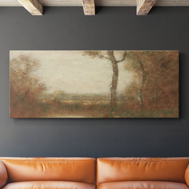 Série paysage - DCCL XXVI - Toile tendue avec châssis - Prêt à accrocher, H 12 po x l 30 po