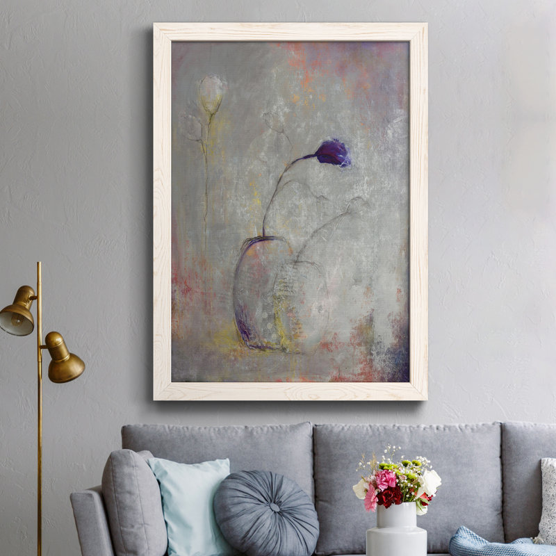 Bud - Reproduction de cadre photo sur papier, H 31 po x l 44 po x P 1 po, Papier blanc