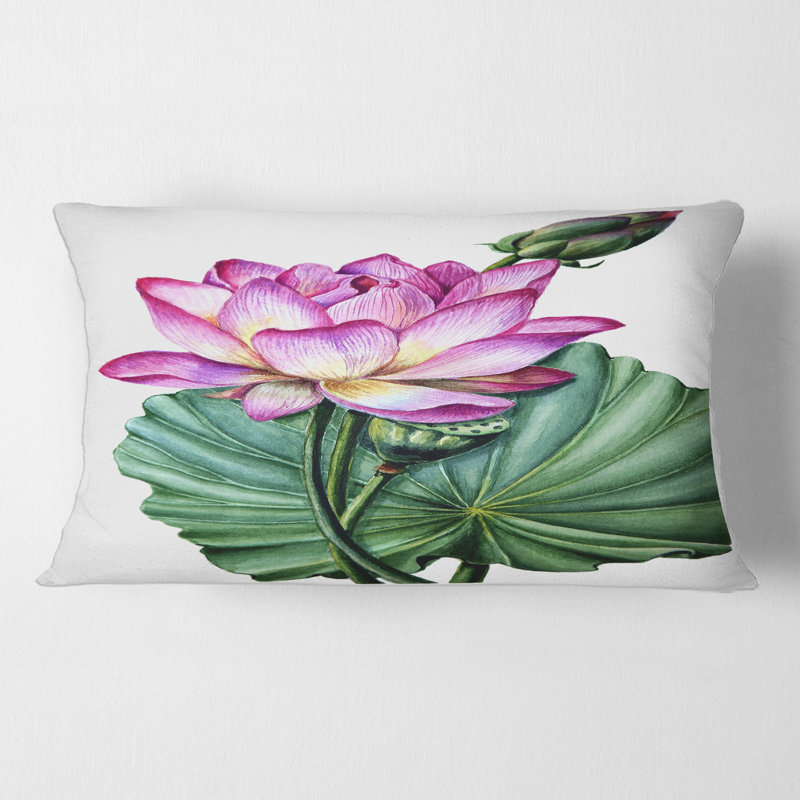 Floral Throw Pillow