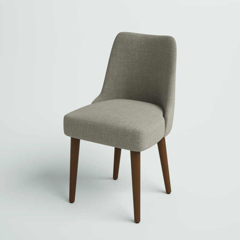 Rossetti 19.25'' H Upholstered Side Chair, Gray Polyester Blend