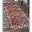 Tapis rouge anatolien fait à la main de conception unique 3 pi 5 po x 9 pi 9 po Konya