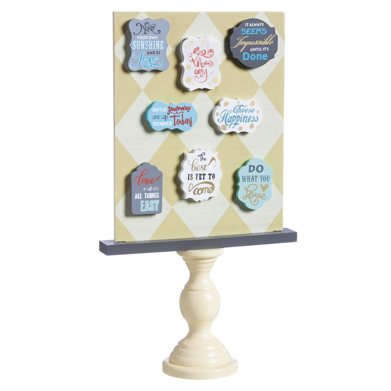 Text & Numbers Letter Block