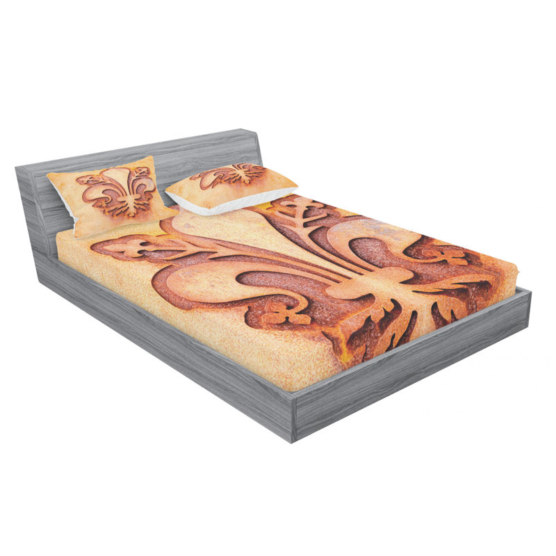 Microfiber Sheet Set, Queen Sheet Set with Fitted Sheet