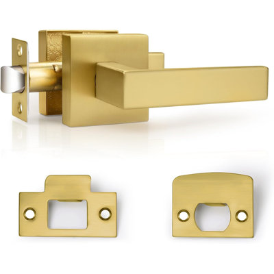 Door Lever with Rosette Heavy Duty Solid Levers