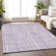 Premium Machine Washable Prisco Lavender Rug