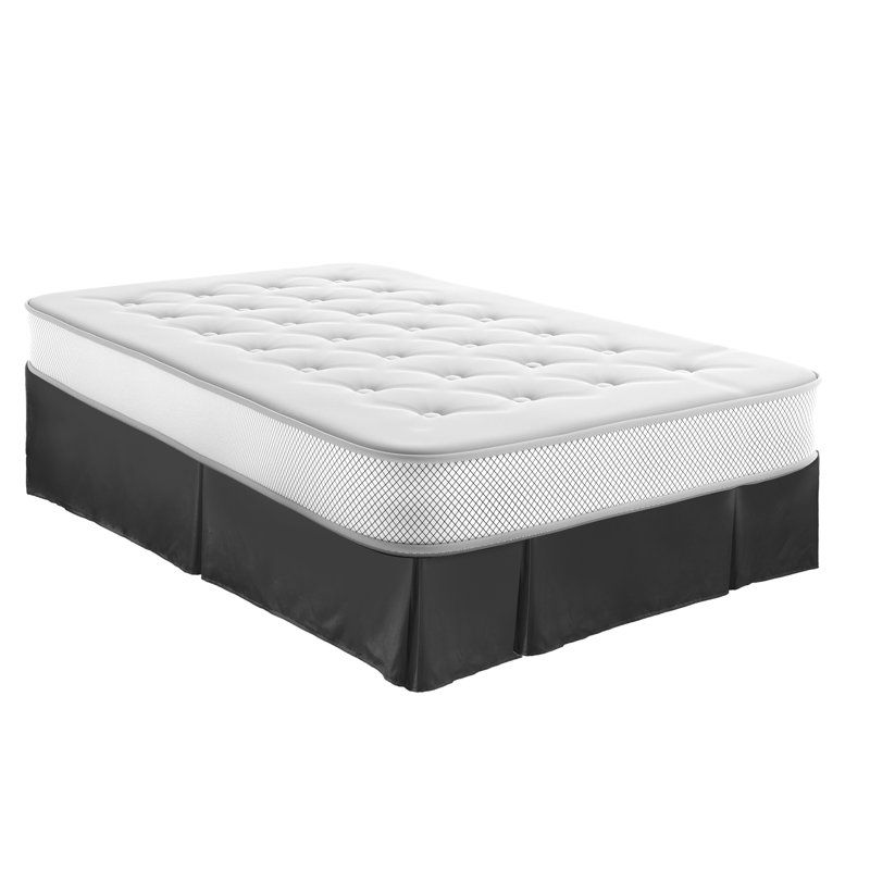 Jupe de lit Bedskirt 5, Noir, Double