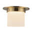 Mineral 8-in Brass Flush Mount-431977228-431977217