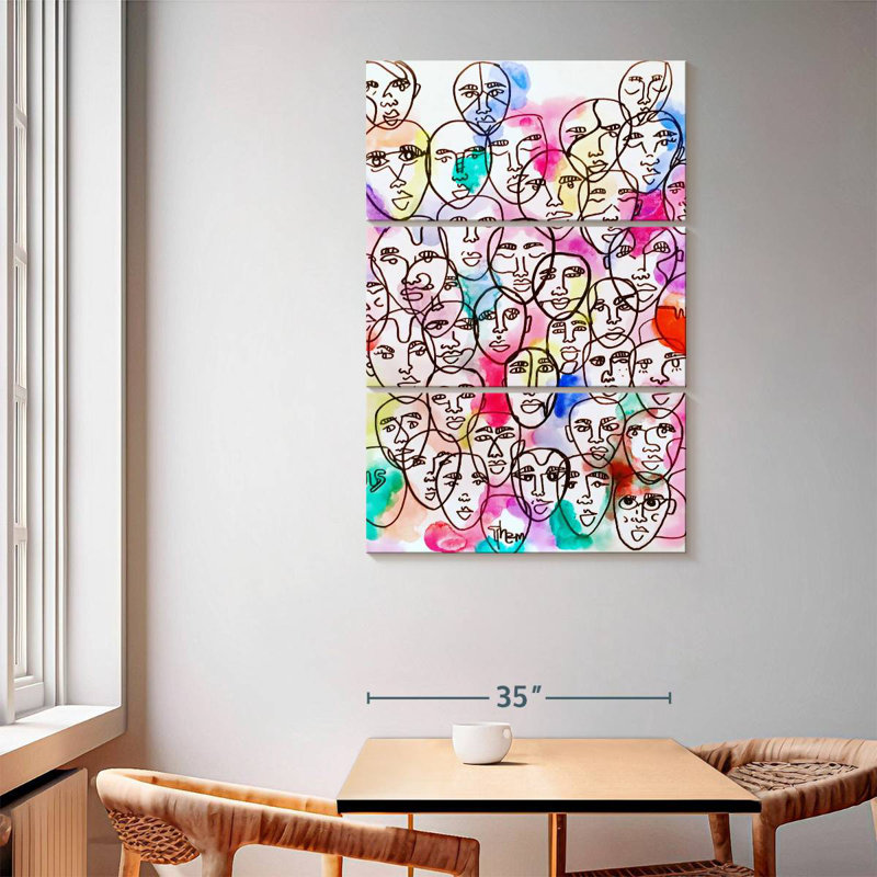 Khadijeh We Us Them, 65" H x 42" W
