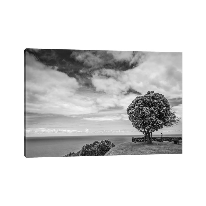 Portugal, Azores, Sao Miguel Island, Baia De Santa Iria. Miradouro De Santa Iria by Walter Bibikow - Wrapped Canvas Gallery-Wrapped Canvas Giclée