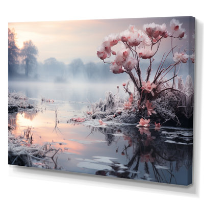 Winter Reverie At The Lake II, reproduction d'art sur toile