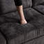 Canapé de rangement moderne avec port USB double, canapé en forme de L, canapé modulaire en chenille avec repose-pieds de rangement-1689016666