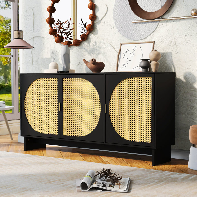 Armoire d'appoint Markeeta, Noir