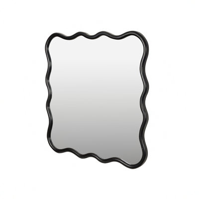 Solid Wood Wavy Mirror
