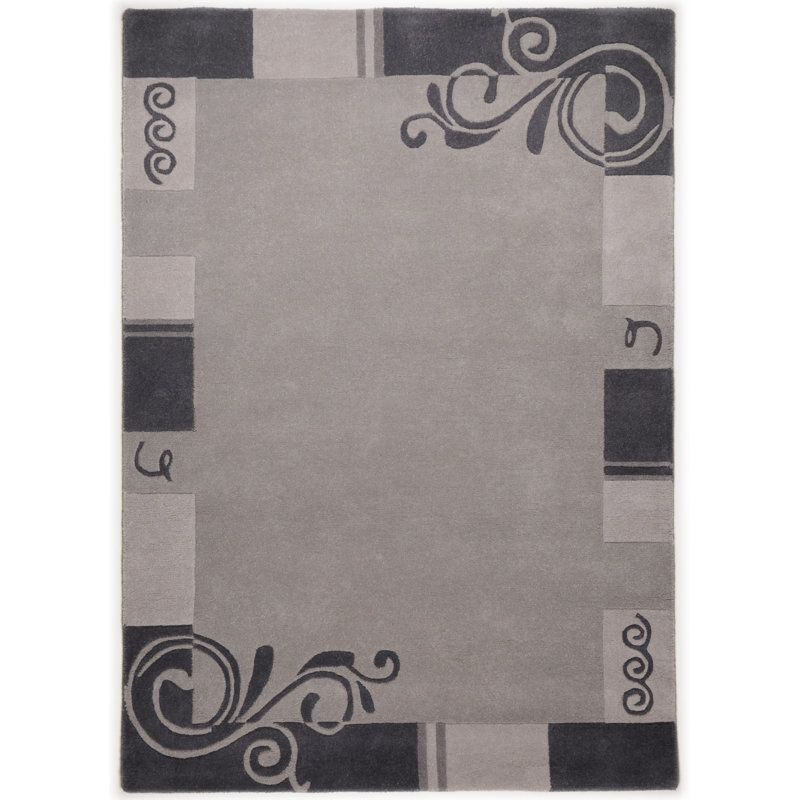 Pinheiro Oriental Wool Hand Woven Area Rug, Rectangular 90 x 160 cm