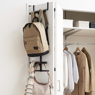 Porte-sac à dos à deux niveaux Yamazaki Home