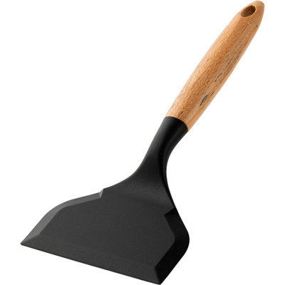 silicone turner Heat Silicone Spatula With Wooden Handle Ideal For Tamagoyaki Omelets And Pancakes Non-Stick Cooking Turner For Home Kitchen